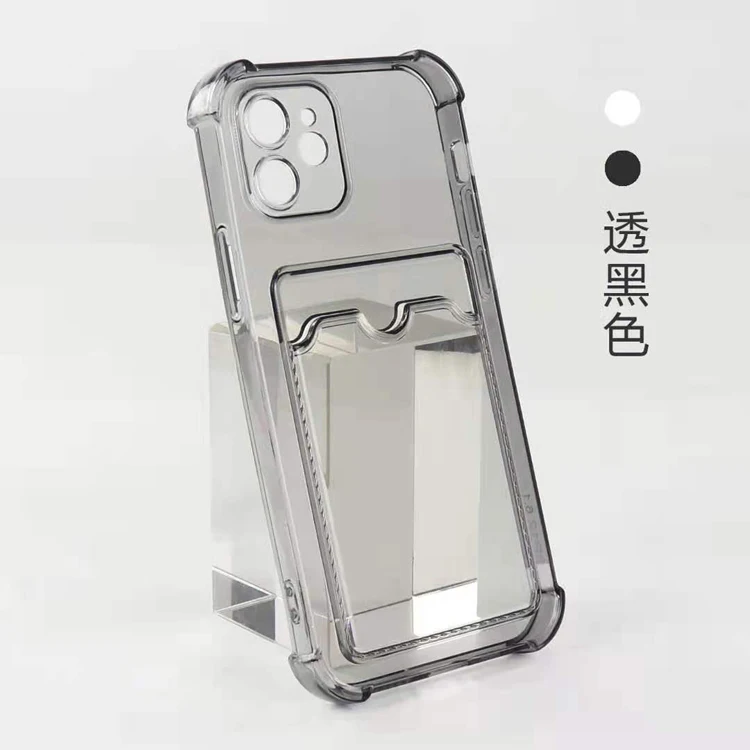 High Quality Shockproof 1.5mm Airbag Card Slot Design Transparent Soft TPU Cell Mobile Phone Cover Case For Iphone 11 Pro
High Quality Shockproof 1.5mm Airbag Card Slot Design Transparent Soft TPU Cell Mobile Phone Cover Case For Iphone 11 Pro