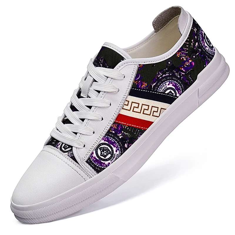 Wholesale Lace Up Genuine Leather Upper Fashion Walking Shoes Tenis Sneakers Brand Designer Graffiti Luxury Men's Casual Shoes
Wholesale Lace Up Genuine Leather Upper Fashion Walking Shoes Tenis Sneakers Brand Designer Graffiti Luxury Men's Casual Shoes