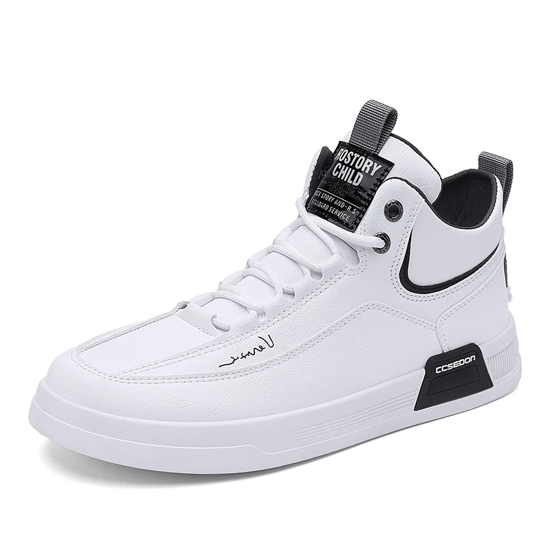 China Manufacture Wholesale Zapatos Hombre Casual PU Uper EVA Sole High Ankle Walking Style Shoes White Casual Shoes For Men
China Manufacture Wholesale Zapatos Hombre Casual PU Uper EVA Sole High Ankle Walking Style Shoes White Casual Shoes For Men