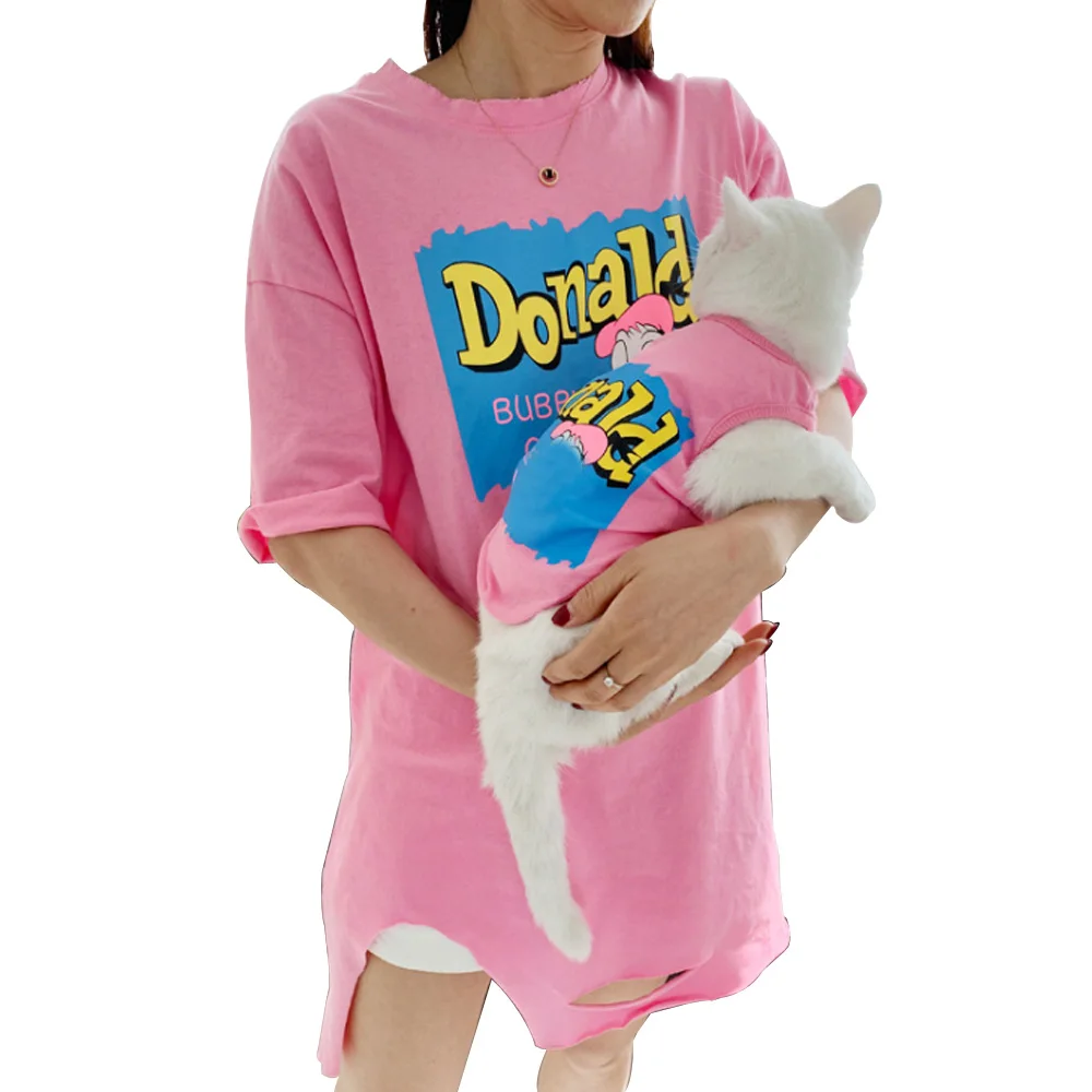 Cute Pet Dog Embroidery Letters T-shirt Family Clothing Vest Set Pet Dog Cat And Human Clothes, White, green, orange, pink
Cute Pet Dog Embroidery Letters T-shirt Family Clothing Vest Set Pet Dog Cat And Human Clothes, White, green, orange, pink