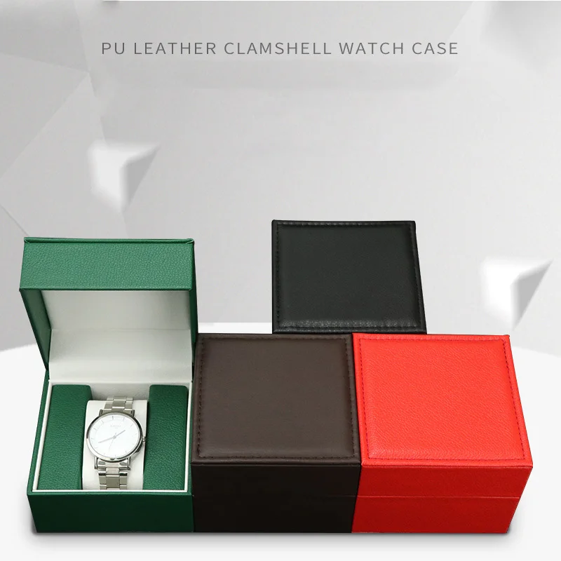 Custom Logo creative watch box flip pu leather watch storage display packaging box gift box, Red, green, black, brown
Custom Logo creative watch box flip pu leather watch storage display packaging box gift box, Red, green, black, brown