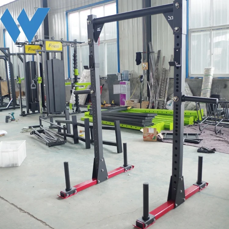 Wholesale Heavy Duty Half Squat Rack Gym Fitness Equipment CrossFits Strong Man Walking Commercial Power Rack, Optional
Wholesale Heavy Duty Half Squat Rack Gym Fitness Equipment CrossFits Strong Man Walking Commercial Power Rack, Optional