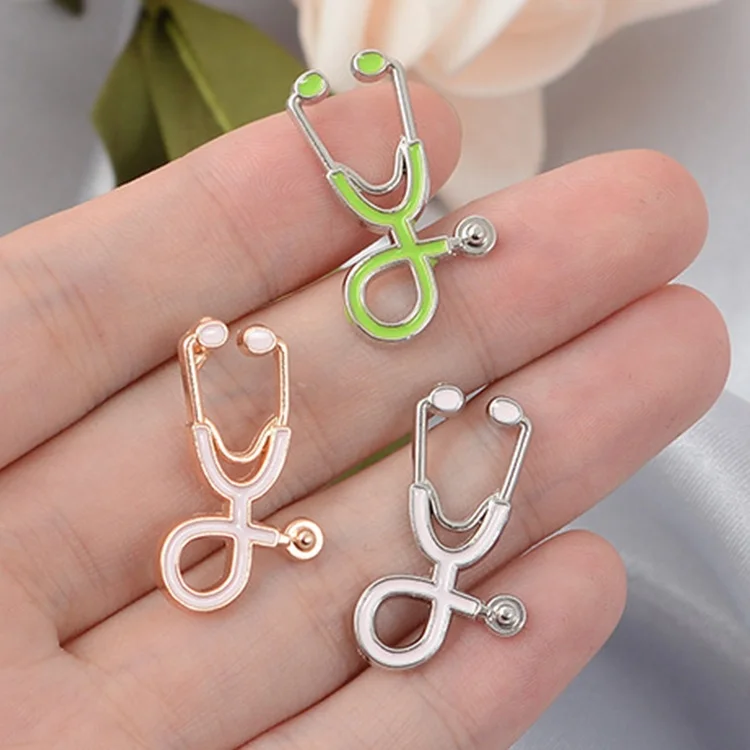 2021 New Zinc Alloy Stethoscope Brooch Fashion Jewelry Stethoscope Enamel Pin, Black + silver, gold, green,silver,rose gold
2021 New Zinc Alloy Stethoscope Brooch Fashion Jewelry Stethoscope Enamel Pin, Black + silver, gold, green,silver,rose gold