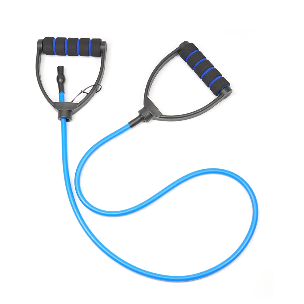 Fitness Workout Exercise Tubes with plastic handle 120cm Yoga Pull Rope Elastic Resistance Bands, Customized color
Fitness Workout Exercise Tubes with plastic handle 120cm Yoga Pull Rope Elastic Resistance Bands, Customized color