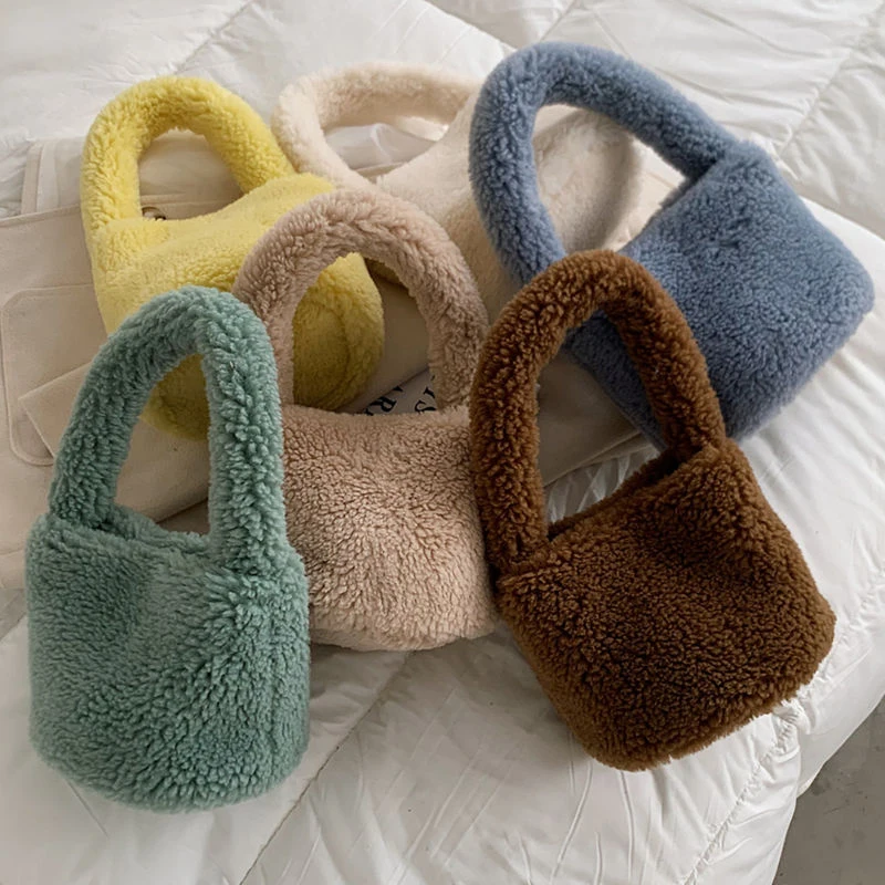 Latest trendy vegan plush shoulder tote hand bags fall winter fluff bucket bag women fur handbag and purse, 6 colors
Latest trendy vegan plush shoulder tote hand bags fall winter fluff bucket bag women fur handbag and purse, 6 colors