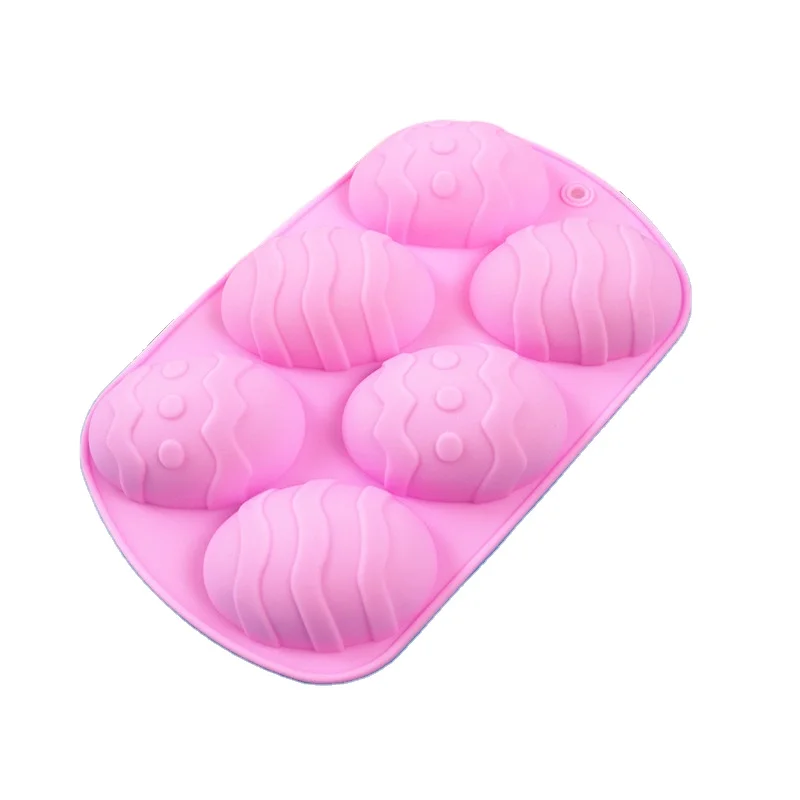 Wholesale 6 Cavity Fondant Baking Tools Cake Molds Eggs Tray Mould Easter Egg Silicone Mold For Cake Tools, Pink
Wholesale 6 Cavity Fondant Baking Tools Cake Molds Eggs Tray Mould Easter Egg Silicone Mold For Cake Tools, Pink