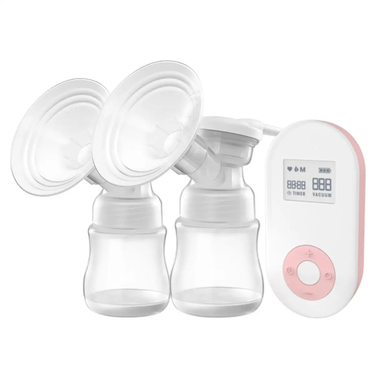 Hot-selling double breast pump electric large suction smart double-sided full silicone with massage function
Hot-selling double breast pump electric large suction smart double-sided full silicone with massage function