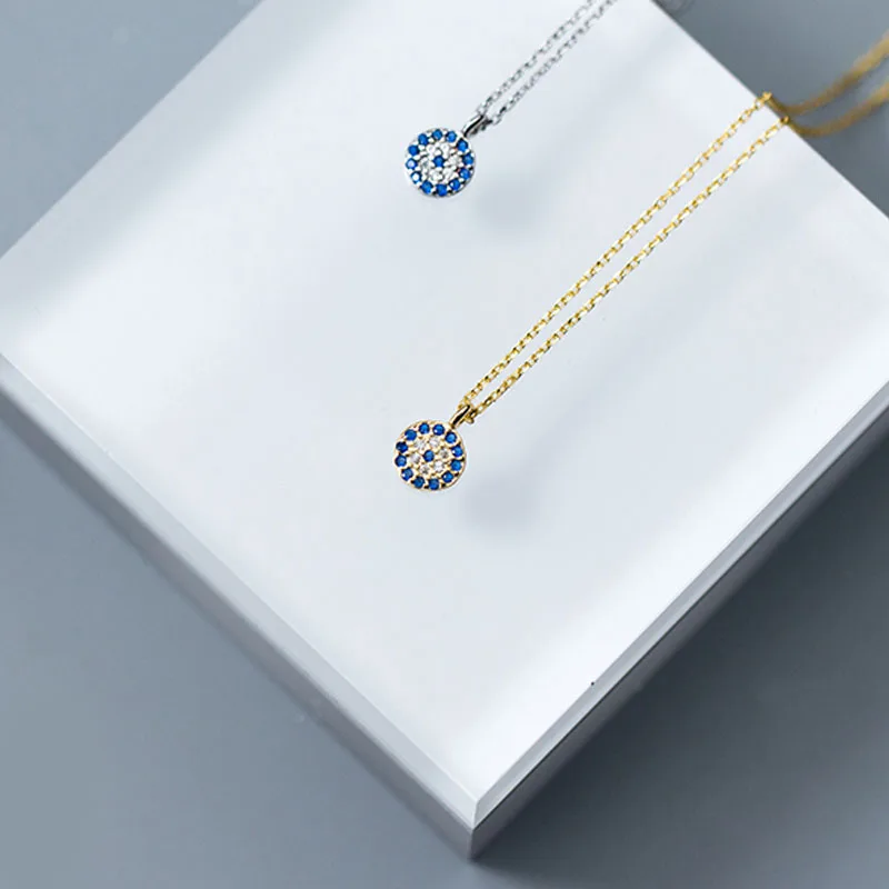2020 Hot Sale Design S925 Sterling Silver Necklace 18K Gold Plated Evil Eyes Pendant Necklace For Women, As pictue showed
2020 Hot Sale Design S925 Sterling Silver Necklace 18K Gold Plated Evil Eyes Pendant Necklace For Women, As pictue showed