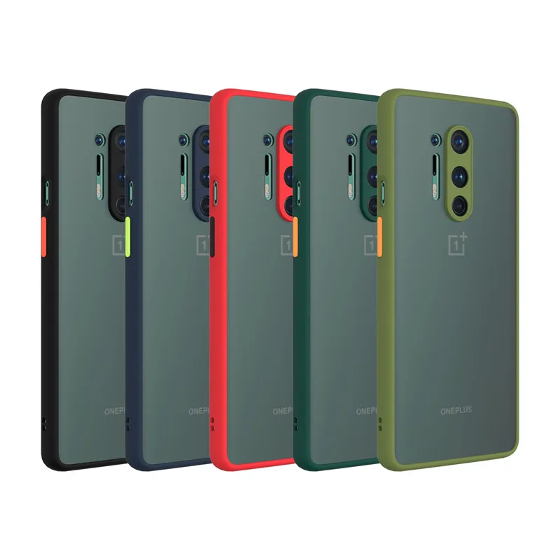 

Shockproof Skin Feel Soft Tpu mobile cover For Oneplus Nord 8 Pro Protective phone Case For Oneplus 7 Pro 7T 6 6T Back Cover