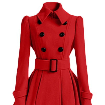 2021 Winter Women Stylish Thick Double-breasted Overcoat Ladies Woolen Coat With Belt ladies winter coats
2021 Winter Women Stylish Thick Double-breasted Overcoat Ladies Woolen Coat With Belt ladies winter coats