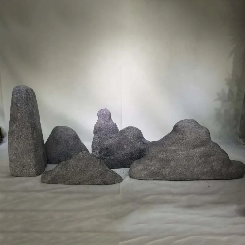 Large Indoor Hotel Decoration Home Dew Balcony Furnishings Fiberglass Simulation Rockery, Customized color
Large Indoor Hotel Decoration Home Dew Balcony Furnishings Fiberglass Simulation Rockery, Customized color