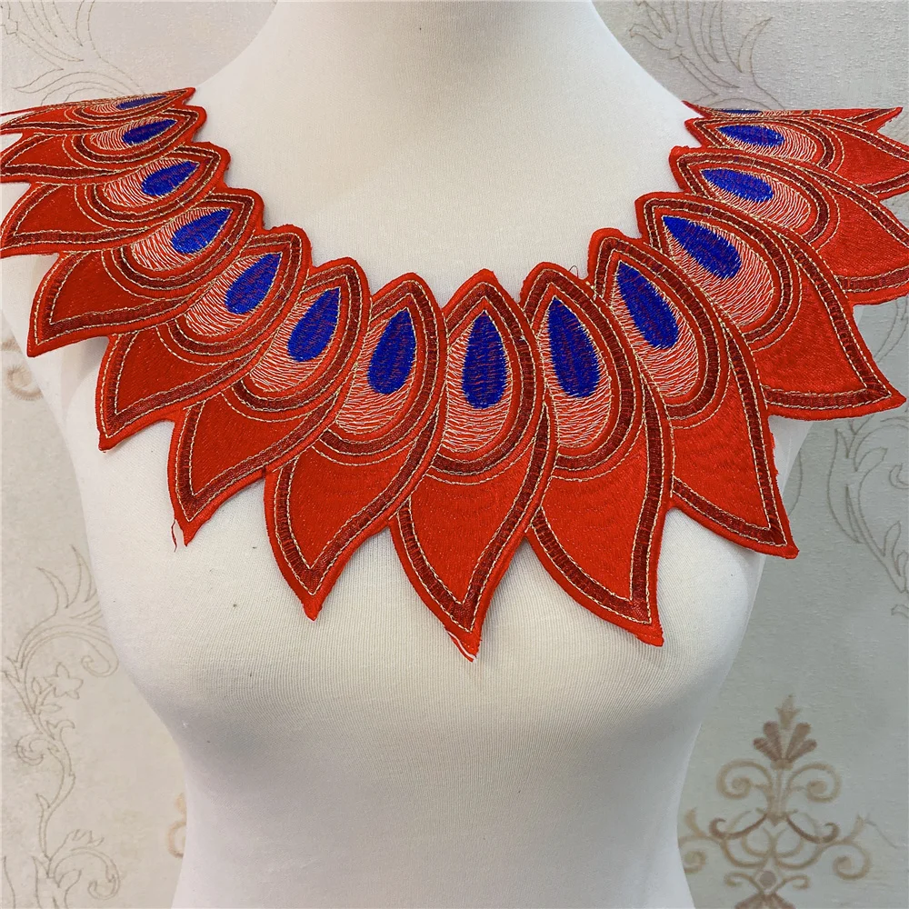Flower Embroidery Collar Chemical Design Neck Lace Applique embroidered collar lace applique for dress
Flower Embroidery Collar Chemical Design Neck Lace Applique embroidered collar lace applique for dress