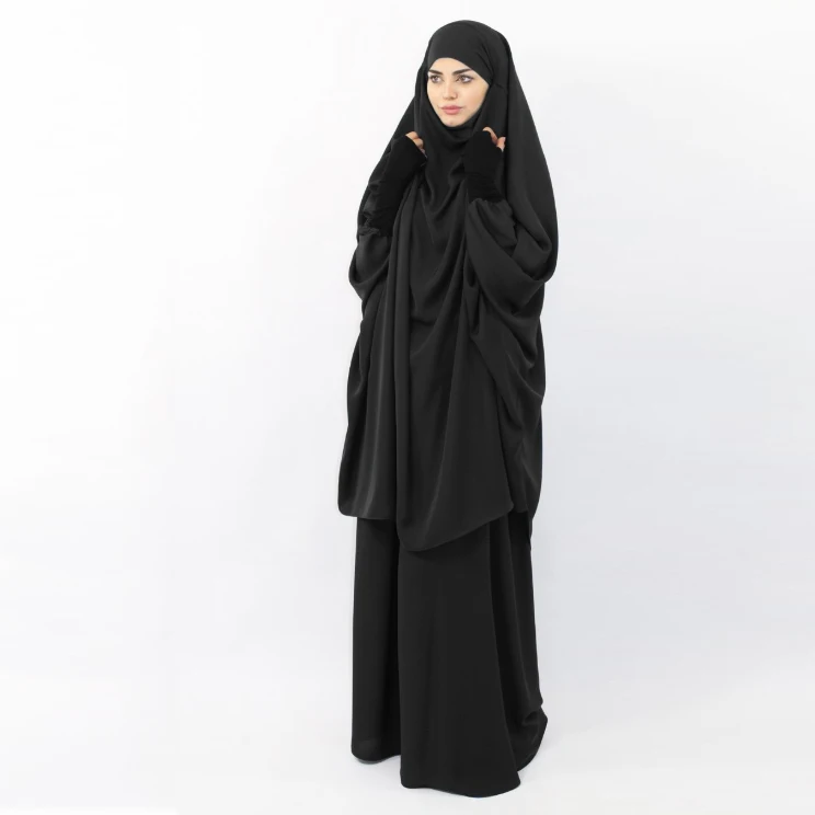 Manufacturer Well Made Nida two-piece Jilbab For Muslim Women Jilbab Prayer Dress, Black,green ,navy, gray, brown,green,purple
Manufacturer Well Made Nida two-piece Jilbab For Muslim Women Jilbab Prayer Dress, Black,green ,navy, gray, brown,green,purple