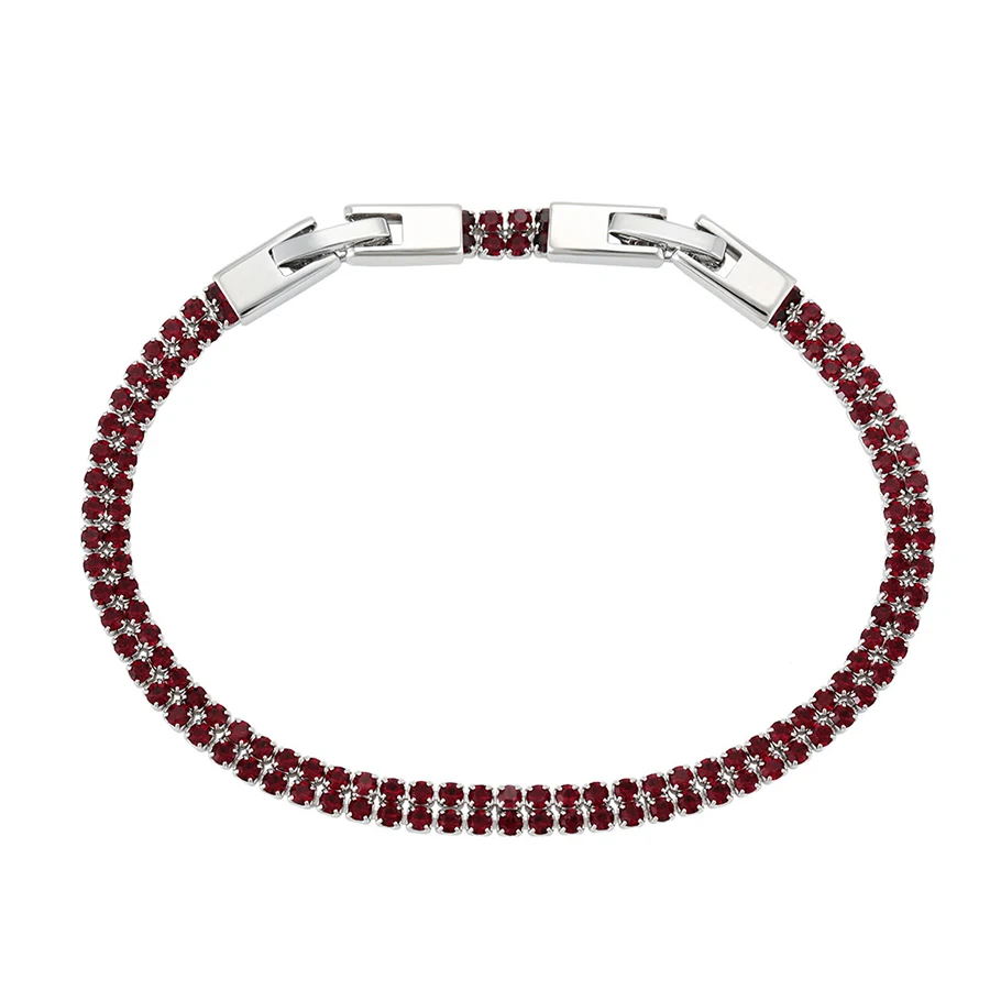 76760 xuping new arrival white gold red zircon special lock hand chain bracelet for women
76760 xuping new arrival white gold red zircon special lock hand chain bracelet for women