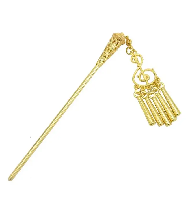 Vintage Gold Pendant Tassel Hair Sticks Metal Hair Pin Girls Bun Pin Accessories, Silver
Vintage Gold Pendant Tassel Hair Sticks Metal Hair Pin Girls Bun Pin Accessories, Silver
