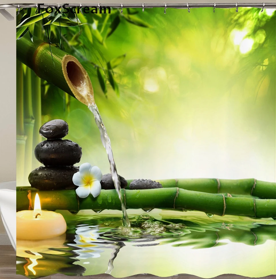 Waterproof Shower Curtain with Hooks Green Scene Bathroom Curtains High Quality Bath Bathing Sheer for Home Decorations Or Mat
Waterproof Shower Curtain with Hooks Green Scene Bathroom Curtains High Quality Bath Bathing Sheer for Home Decorations Or Mat