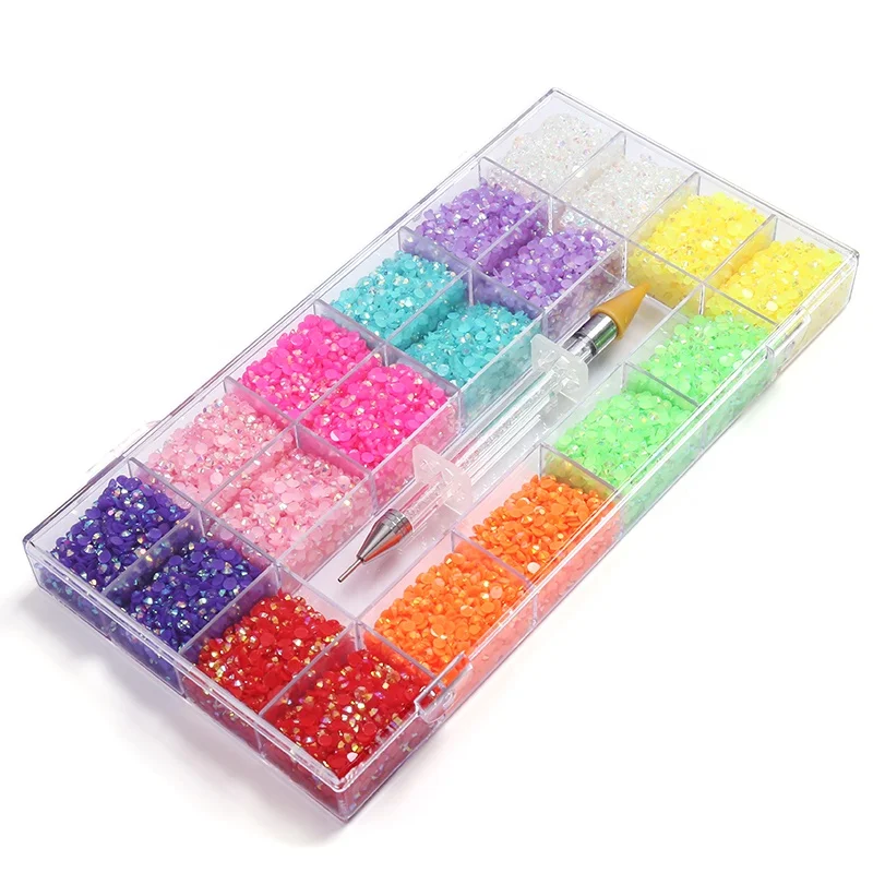 Mix Crystal Jelly colorful AB resin Rhinestone set with pen Resin Flatback Rhinestone for nail accessories
Mix Crystal Jelly colorful AB resin Rhinestone set with pen Resin Flatback Rhinestone for nail accessories