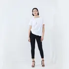 New designs photos hot sexy black slim feet embroidered lady girls jeans