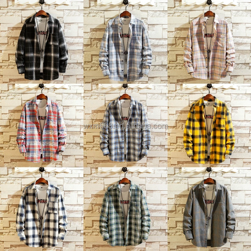 Men's Long Sleeve Plaid Shirts Wholesale Cotton Men's Shirts Casual Stripe Formal Office Clothes Men's Shirts Cheap
Men's Long Sleeve Plaid Shirts Wholesale Cotton Men's Shirts Casual Stripe Formal Office Clothes Men's Shirts Cheap