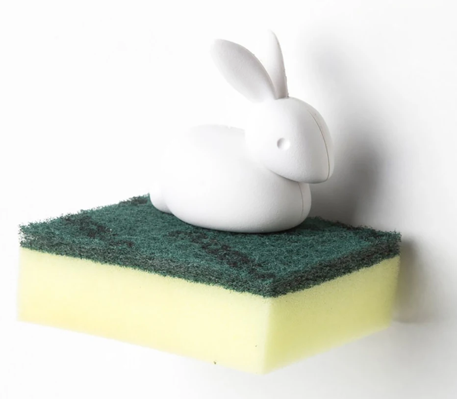 Cute Duck and Rabbit Dry Storage Rack Kitchen Sponge Holder Sink Sponge Suction Cup Drying Holder with a Sponge, As photo
Cute Duck and Rabbit Dry Storage Rack Kitchen Sponge Holder Sink Sponge Suction Cup Drying Holder with a Sponge, As photo