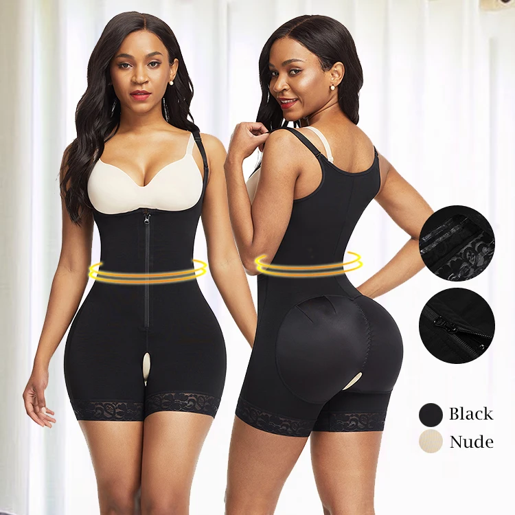 2020 New Listing Adjustable Hooks And Zipper High Waist Tummy Control Body Shaper Bodysuit Shapewear For Women, As show
2020 New Listing Adjustable Hooks And Zipper High Waist Tummy Control Body Shaper Bodysuit Shapewear For Women, As show