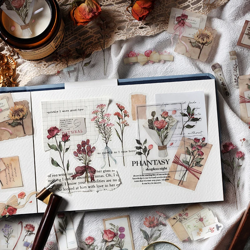 4 design 40 pcs / set stickers flower hand-sketched PET decoration waterproof stickers pack for Diary Scrap Book
4 design 40 pcs / set stickers flower hand-sketched PET decoration waterproof stickers pack for Diary Scrap Book