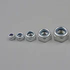 Good quality hot sale carbon steel m6 hexagonal insert hex nylock nuts