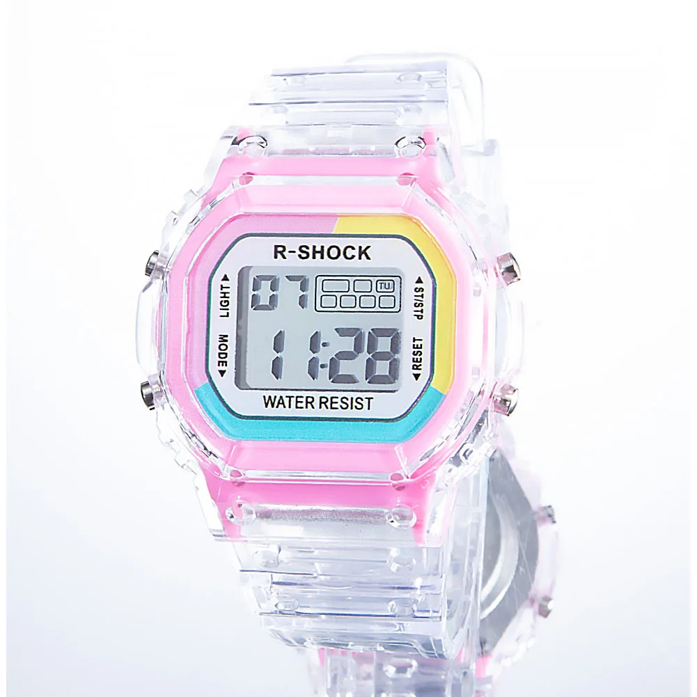 2021 China colorful rainbow sport watches custom logo reloj watches for boys girls student electronic watch with el-light
2021 China colorful rainbow sport watches custom logo reloj watches for boys girls student electronic watch with el-light