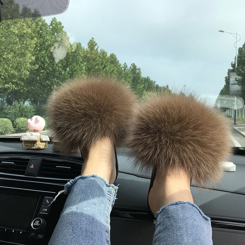 Cheap Price Wholesale Real Fox Fur Slides Colorful Ladies Oem Fur Slippers, Customized color
Cheap Price Wholesale Real Fox Fur Slides Colorful Ladies Oem Fur Slippers, Customized color