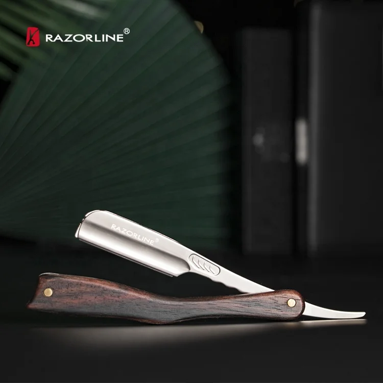 Razorline Best Hand-feeling Sharp Stainless Steel Wooden Handle Safety Straight Razor, Black
Razorline Best Hand-feeling Sharp Stainless Steel Wooden Handle Safety Straight Razor, Black