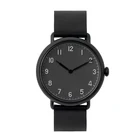 Top Brand Minimalist Clock Creative Janpan Movement Quartz Genuine Leather Strap Casual Unisex Watch