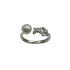 Custom design jewelry ring 925 sterling silver promise ring women zirconia ring cubic