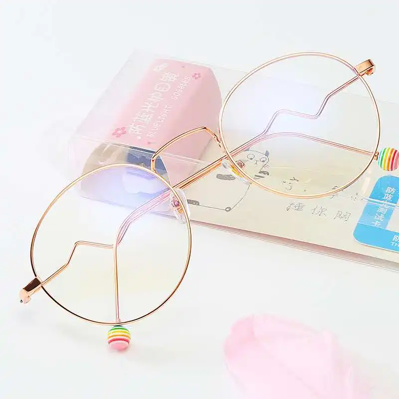 2020 new oval metal frame anti-blue glasses, fashionable pearl foot silk optical glasses, 6colors
2020 new oval metal frame anti-blue glasses, fashionable pearl foot silk optical glasses, 6colors
