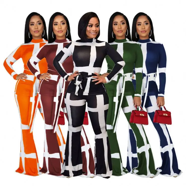 W6211 Fashionable Women Wear Long Sleeves Color Contrast Two Piece Set Casual 2 Pant Hot Sale2020
W6211 Fashionable Women Wear Long Sleeves Color Contrast Two Piece Set Casual 2 Pant Hot Sale2020