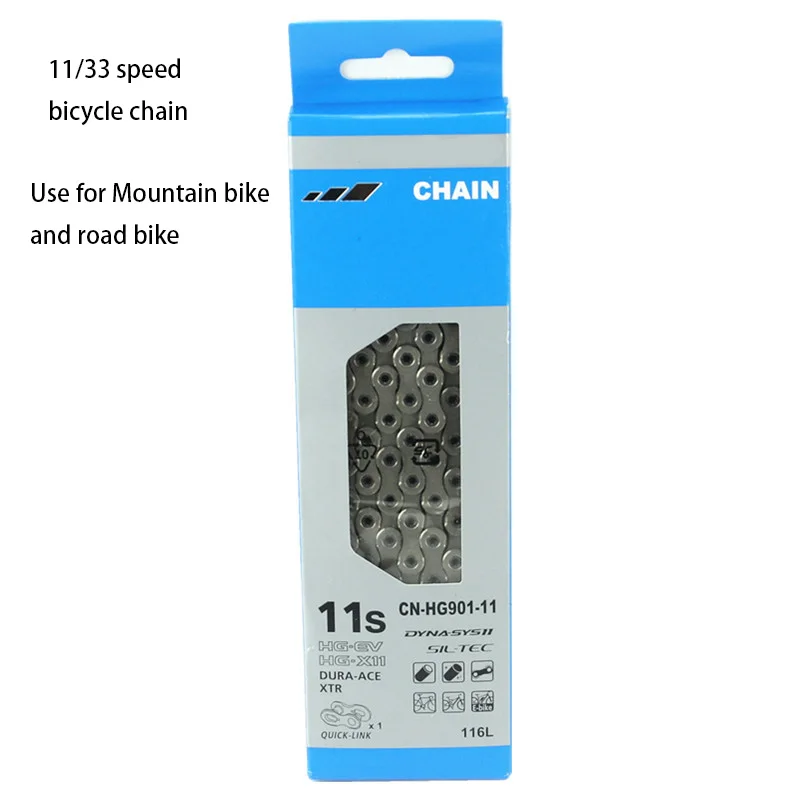 2021 hot cheap Bicycle Chain 11 speed HG901 HG701 Bicycle Chain Mountain bike road bike Chain, Silver
2021 hot cheap Bicycle Chain 11 speed HG901 HG701 Bicycle Chain Mountain bike road bike Chain, Silver