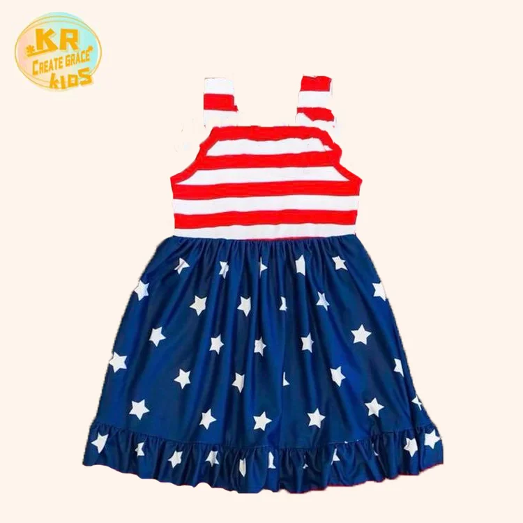 New Kids Frock Designs Independence Day Cloth Sleeveless Children's Apparel Girl Dress
New Kids Frock Designs Independence Day Cloth Sleeveless Children's Apparel Girl Dress