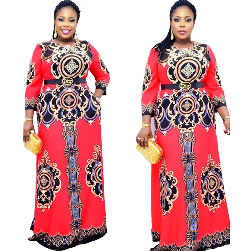 Colorful Women Abaya Plus Size Muslim Dress Long Sleeve Maxi Muslim Dresses, As showed
Colorful Women Abaya Plus Size Muslim Dress Long Sleeve Maxi Muslim Dresses, As showed