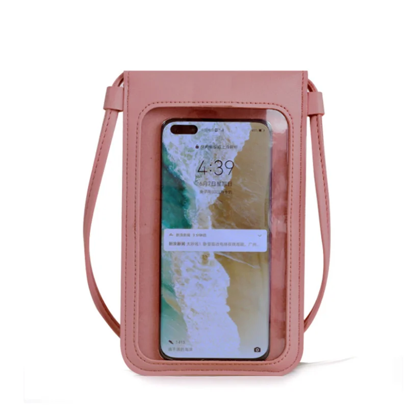 Fashion Women Small Pocket Purse Mini Shoulder Bags Transparent Touch Screen Mobile Phone Bag Ladies Messenger Bag
Fashion Women Small Pocket Purse Mini Shoulder Bags Transparent Touch Screen Mobile Phone Bag Ladies Messenger Bag