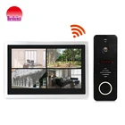 2020 New 4 Channel Motion Detection Wifi Wall Ring Video Doorphone Intercom Smart Wireless Door Bell Doorbell