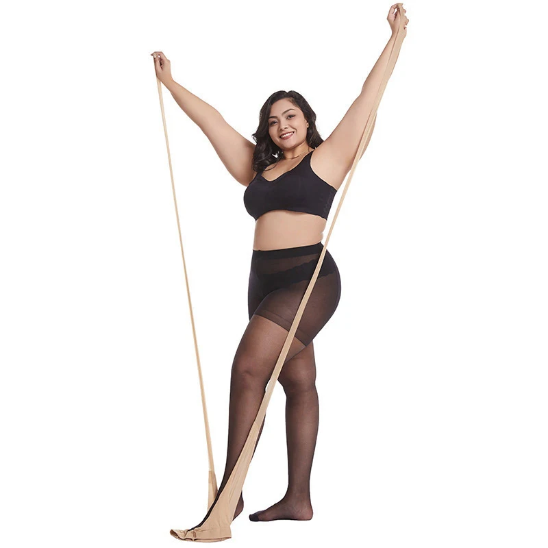 15D Plus Size Women Pantyhose Sexy Ultra-thin Nylon High Waist Erotic Tights Large Size Pantyhose, Black khaki
15D Plus Size Women Pantyhose Sexy Ultra-thin Nylon High Waist Erotic Tights Large Size Pantyhose, Black khaki