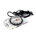 2020 Amazon New Products Camping Product Acrylic Compass, Factory Direct Multifunctional Compass With Lanyard
