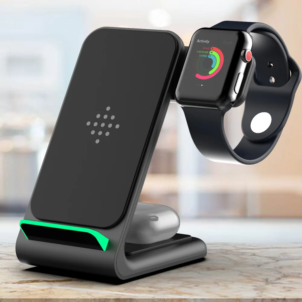 T6 3 in 1 wireless charger for iphone 12 iwatch airpods pro earphone QI fast wireless charger stand
T6 3 in 1 wireless charger for iphone 12 iwatch airpods pro earphone QI fast wireless charger stand
