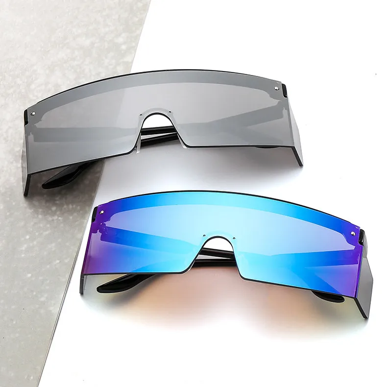 New Style Big Frame Sunglasses Women Men Windproof One Piece Colorful Lens Sun Glasses Sunglasses, Multicolour
New Style Big Frame Sunglasses Women Men Windproof One Piece Colorful Lens Sun Glasses Sunglasses, Multicolour