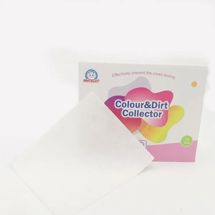 Washing machine use mixed safety detergent product nonwoven color fabric grabber sheets, White
Washing machine use mixed safety detergent product nonwoven color fabric grabber sheets, White