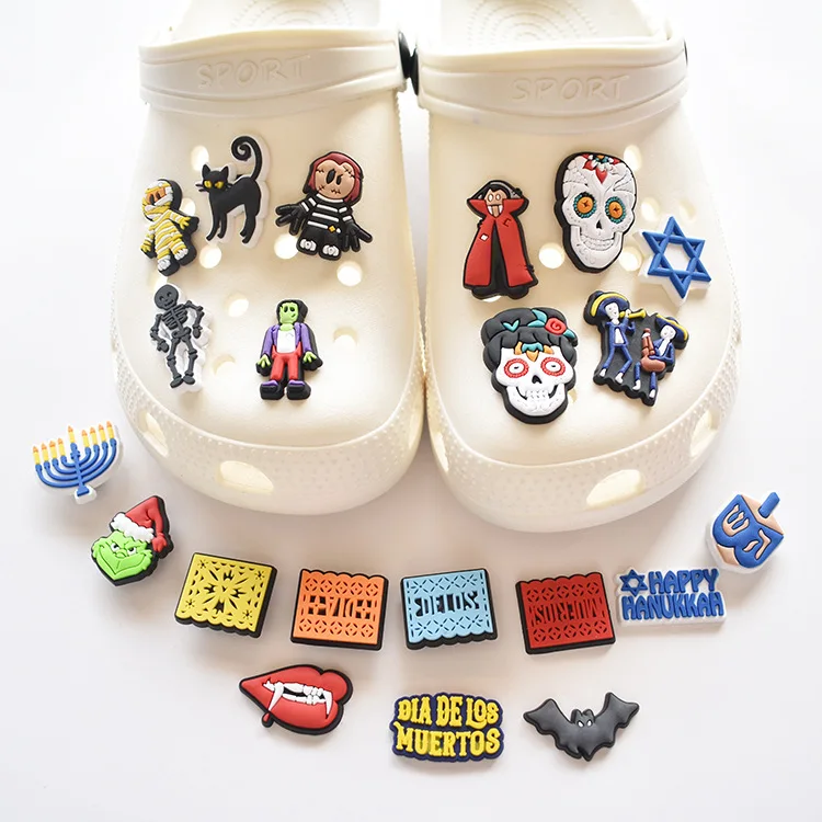2021 Anime Horror Theme Charm Skull Charm Halloween Series Shoes Accessories, As picture/custom
2021 Anime Horror Theme Charm Skull Charm Halloween Series Shoes Accessories, As picture/custom