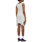 Cotton Dress Cotton Women Dresses OEM Sleeveless Zip Fly Rib Knit Cotton Bodycon Short Dress Women