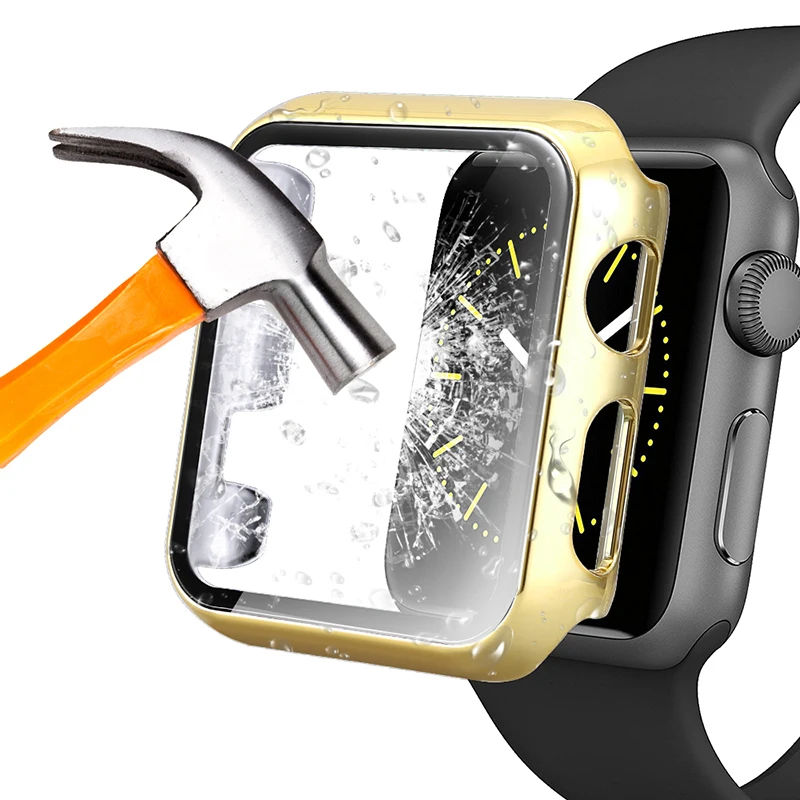 BOORUI rugged case for apple watch glass smiling case compatible for apple watch series 6 44 mm with screen protector, Black,white,red,silver,rose red,rose gold,gold,green,clear colorful
BOORUI rugged case for apple watch glass smiling case compatible for apple watch series 6 44 mm with screen protector, Black,white,red,silver,rose red,rose gold,gold,green,clear colorful