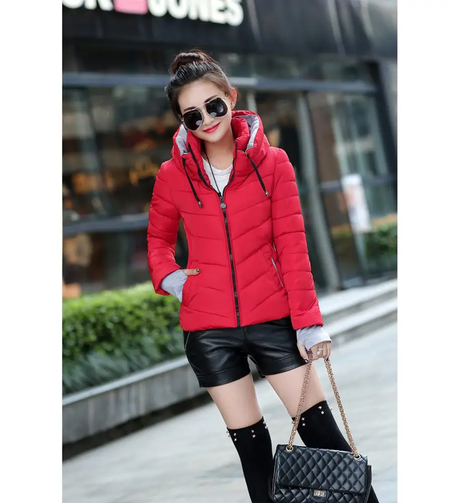 2019 women winter hooded coat plus size candy color cotton padded jacket female long parka Women jacket
2019 women winter hooded coat plus size candy color cotton padded jacket female long parka Women jacket