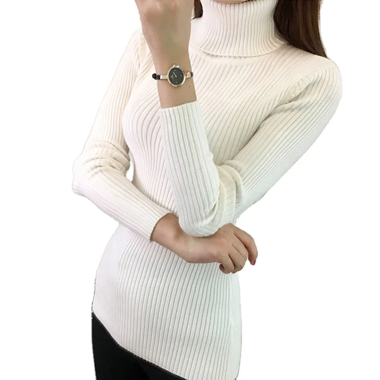 Knitted Cotton Long Sleeves Tops PulloverTurtleneck Women's Sweater, Multiple colors to choose
Knitted Cotton Long Sleeves Tops PulloverTurtleneck Women's Sweater, Multiple colors to choose