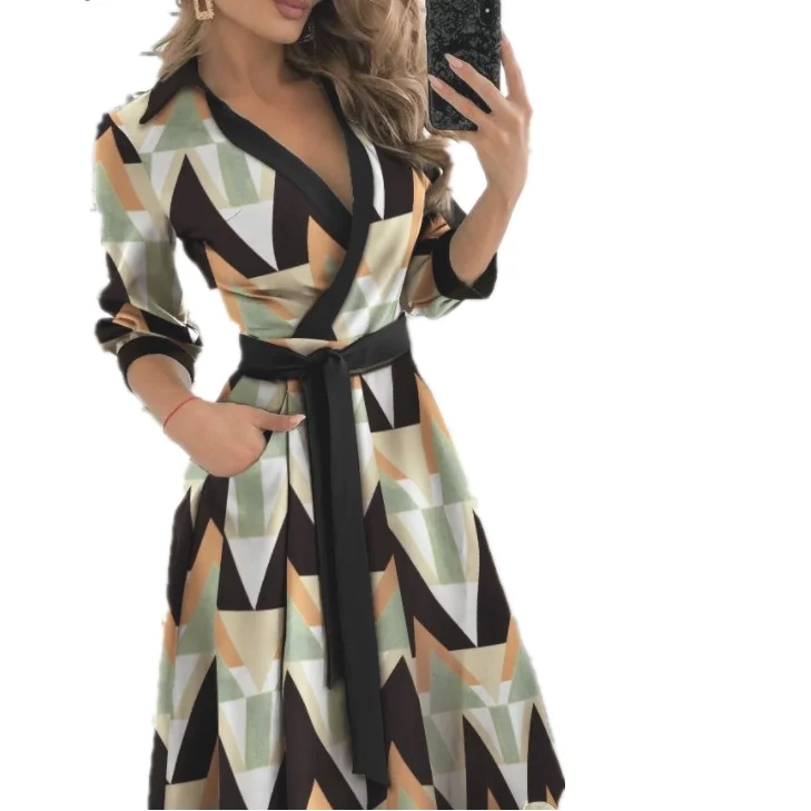2021 New Polyester Slim t shirt dress with belt Wrap Jeans Dress irregular breathable patchwork
2021 New Polyester Slim t shirt dress with belt Wrap Jeans Dress irregular breathable patchwork